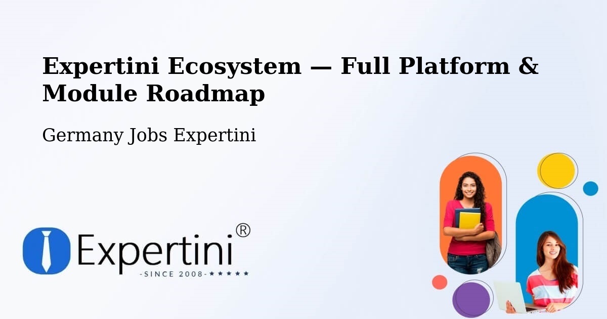 Expertini Ecosystem — Full Platform & Module Roadmap – Kronberg