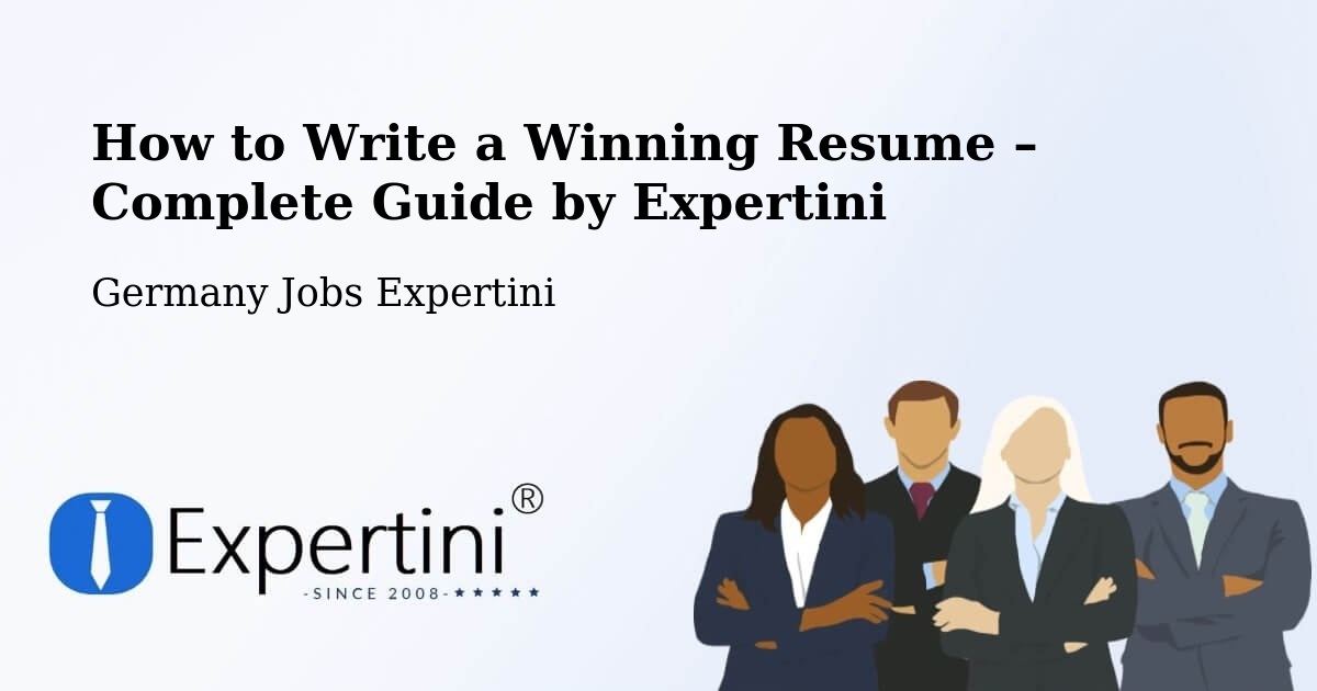Resume Writing Guide for Job Seekers – Kronberg - Kronberg, Germany Jobs Expertini
